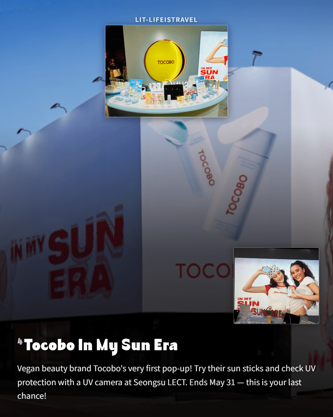 5 Pop-ups & Exhibits to Hit Before May Ends — LIT Weekly Card News - 5